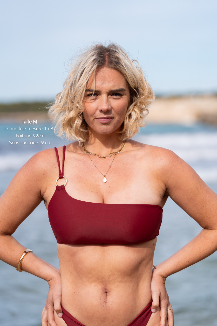 HAUT BANDEAU BORDEAUX