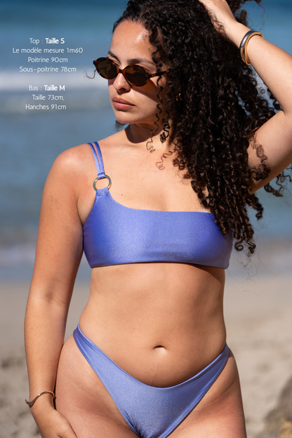 Haut de bikini bandeau - Lila