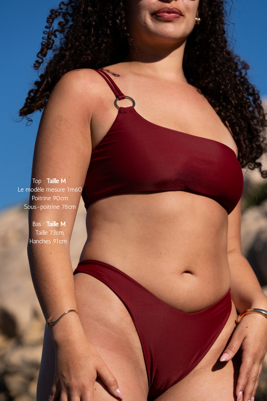 HAUT BANDEAU BORDEAUX